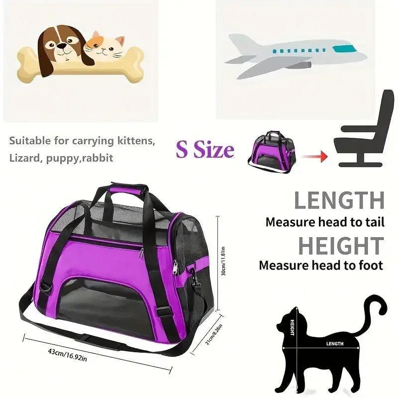 Bolsa de Transporte para Cães e Gatos